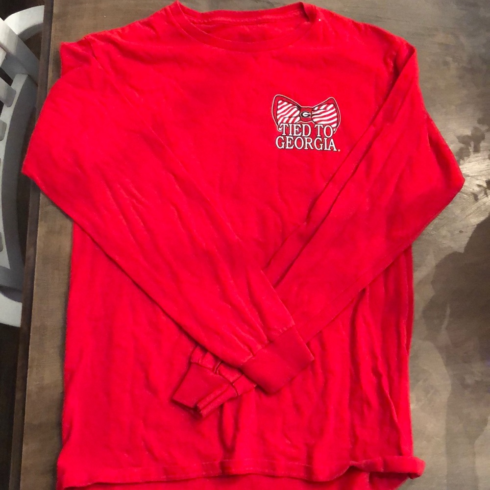 UGA girls long sleeve top